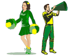 <p>cheerleader (male/female)</p>