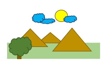 <p>occurs when a near object partially blocks the view of an object behind it</p>