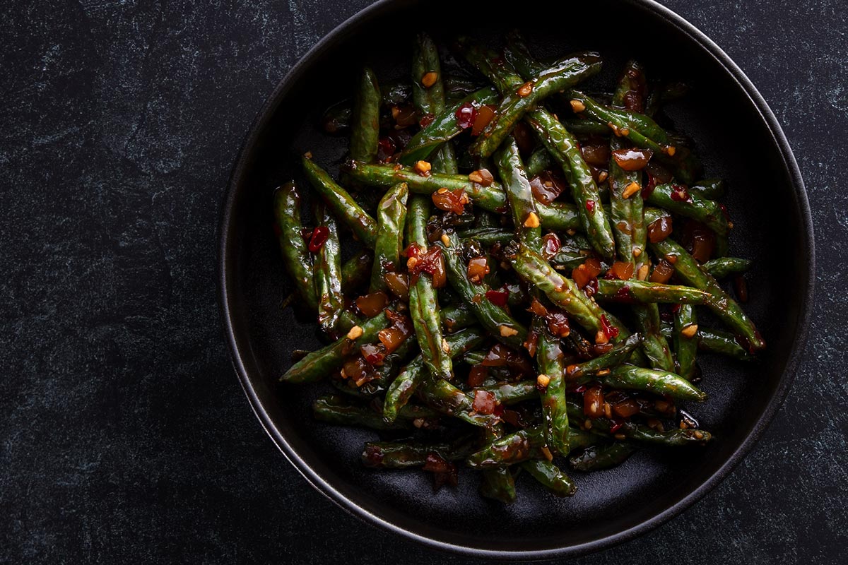 <p>Chili Garlic Green Beans</p>