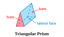 <p>A prism with a triangle as its base.</p>