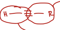<p>Terminal Alkyne + O3</p>
