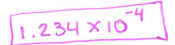 <p>Will a scientific notation with a negative exponent have a small or large standard form</p>