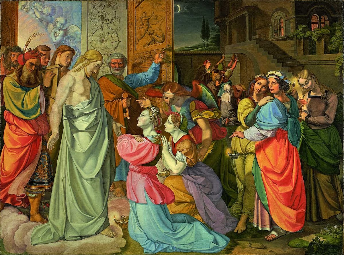<p>“Przypowieść o pannach mądrych i głupich”</p>