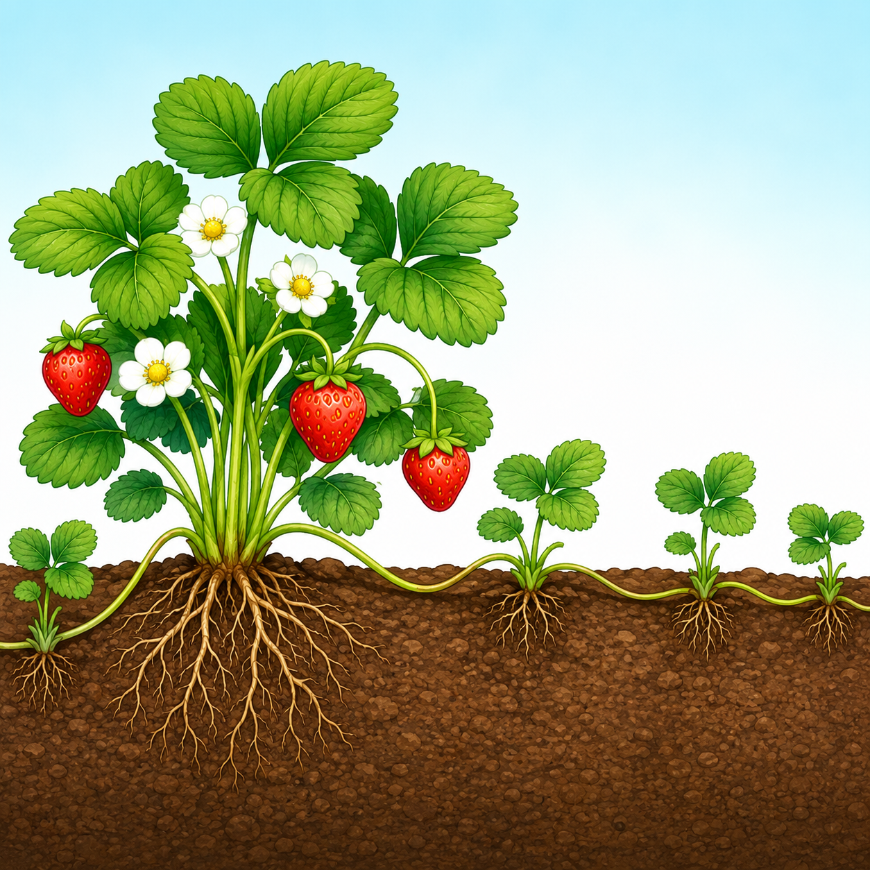 <p>The offspring produced during asexual reproduction that have the same traits as the parent.</p>