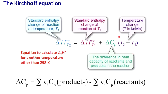 <p>always products - reactants when deltas</p><ul><li><p></p></li></ul><p></p>