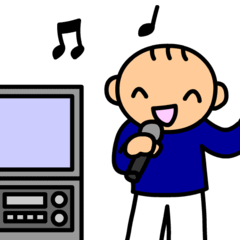 <p>I sang</p>
