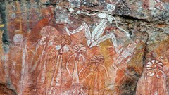 <p>Aboriginal Australian rock paintings are most closely associated with:</p>