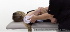 <p>- pt is prone</p><p>- passively move into end range</p><p>- elbow is slightly flexed, stabilize through rib cage, and move them into extension</p><p>- axis at greater tubercle, moving arm at lateral epicondyle, stationary arm is parallel to midaxillary region</p><p>- end feel: firm</p><p>- normal range: 0-60º</p>