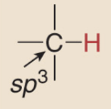 <p>C sp3 carbonized (not attached to any electronegative atoms)</p>