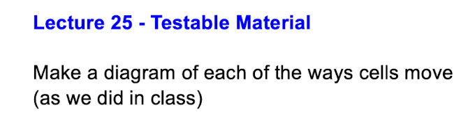 <p>Examinable content </p>