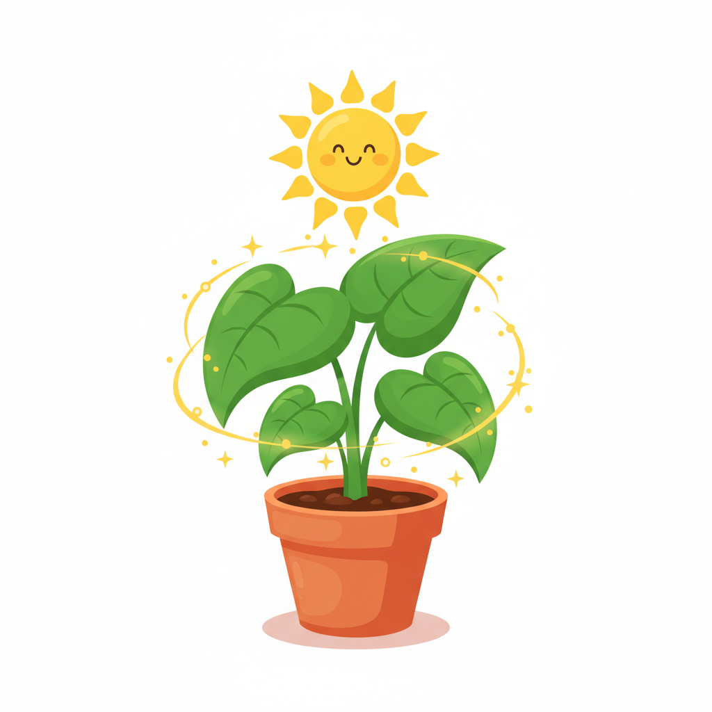 <p>The process where plants use sunlight and carbon dioxide to make sugars.</p>