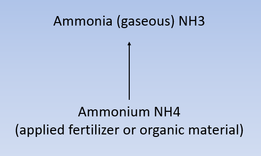 <p><span>Loss of applied N fertilizer to the atmosphere- NH3 via atmospheric</span></p><p style="text-align: left;"><span>deposition downwind of source, can cause contribute significant amounts</span></p><p style="text-align: left;"><span>of N to surface waters</span></p>