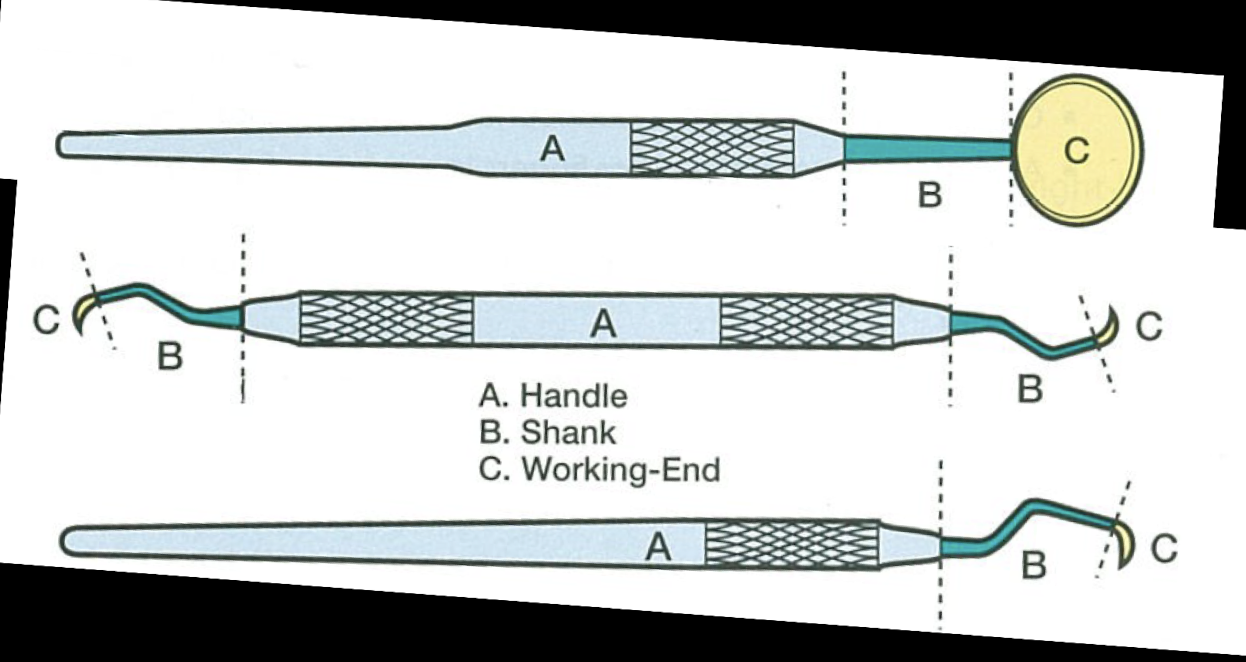 <p>The longest part of the instrument where we hold</p>