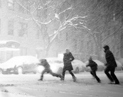 <p>a severe snowstorm with high winds</p>