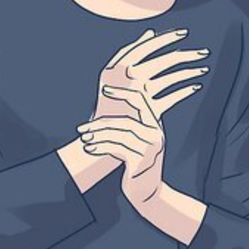 <p>Frotar una superficie con la mano o un objeto</p>