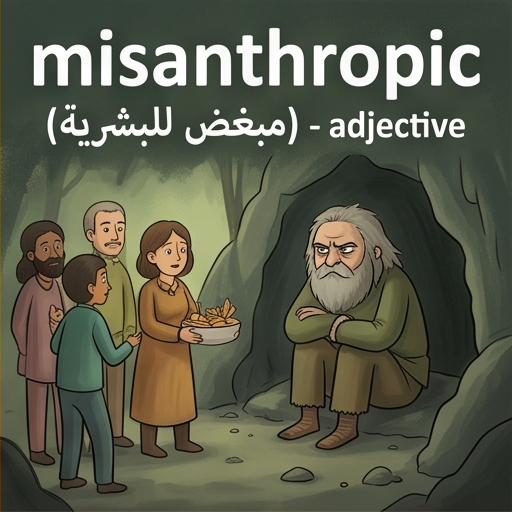 <p>having or showing a dislike of other people; unsociable.</p>