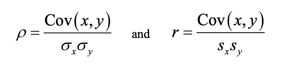 <p>covariance/std of y and x </p>