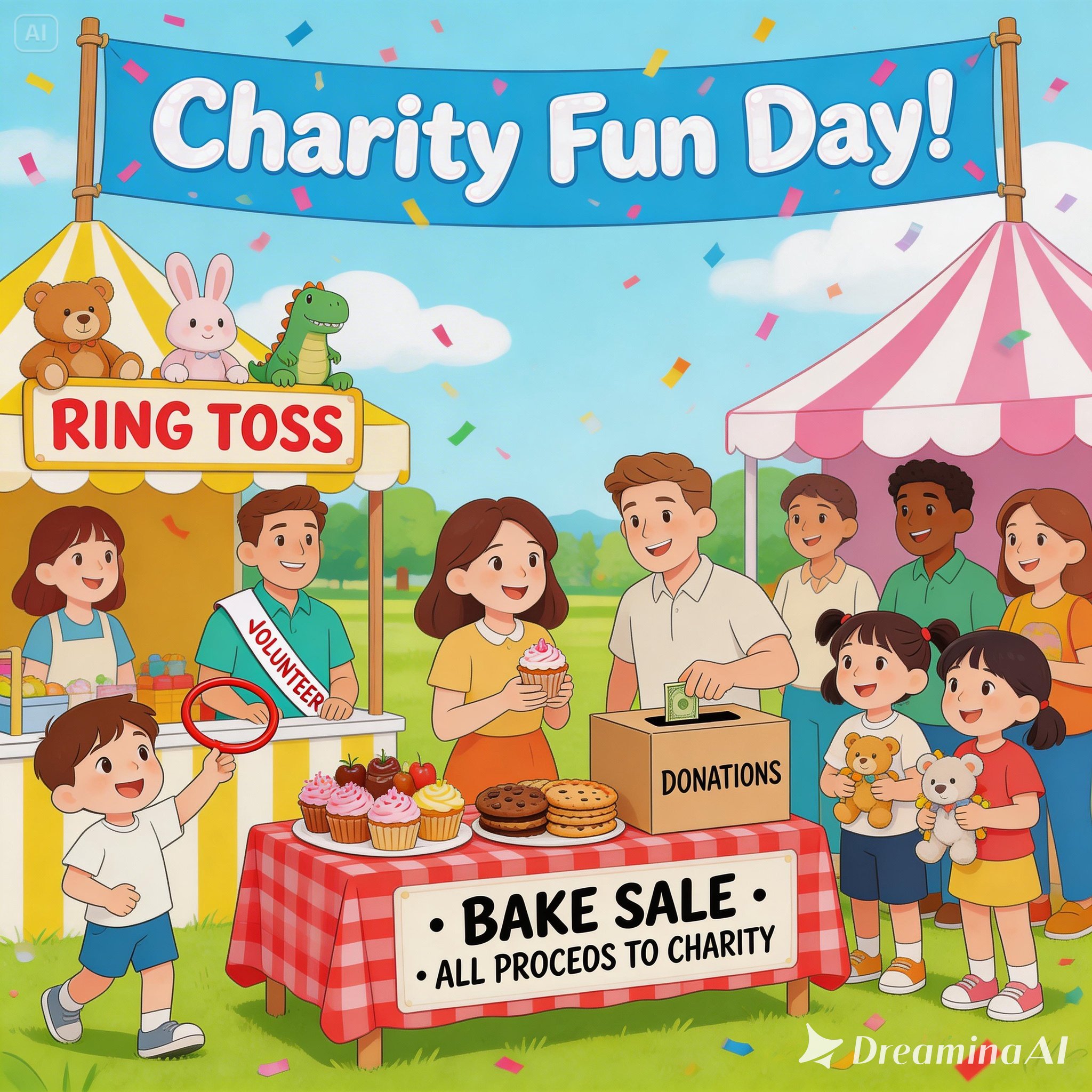 <p><span>Organize charity events</span></p>