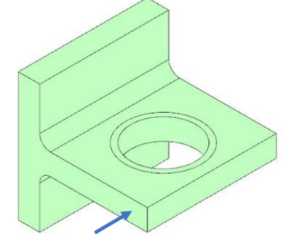 <p>What type of symmetry can be used on the following model?</p><p>a. Circular </p><p>b. Mirror </p><p>c. Axis Symmetry </p><p>d. None of the above</p>