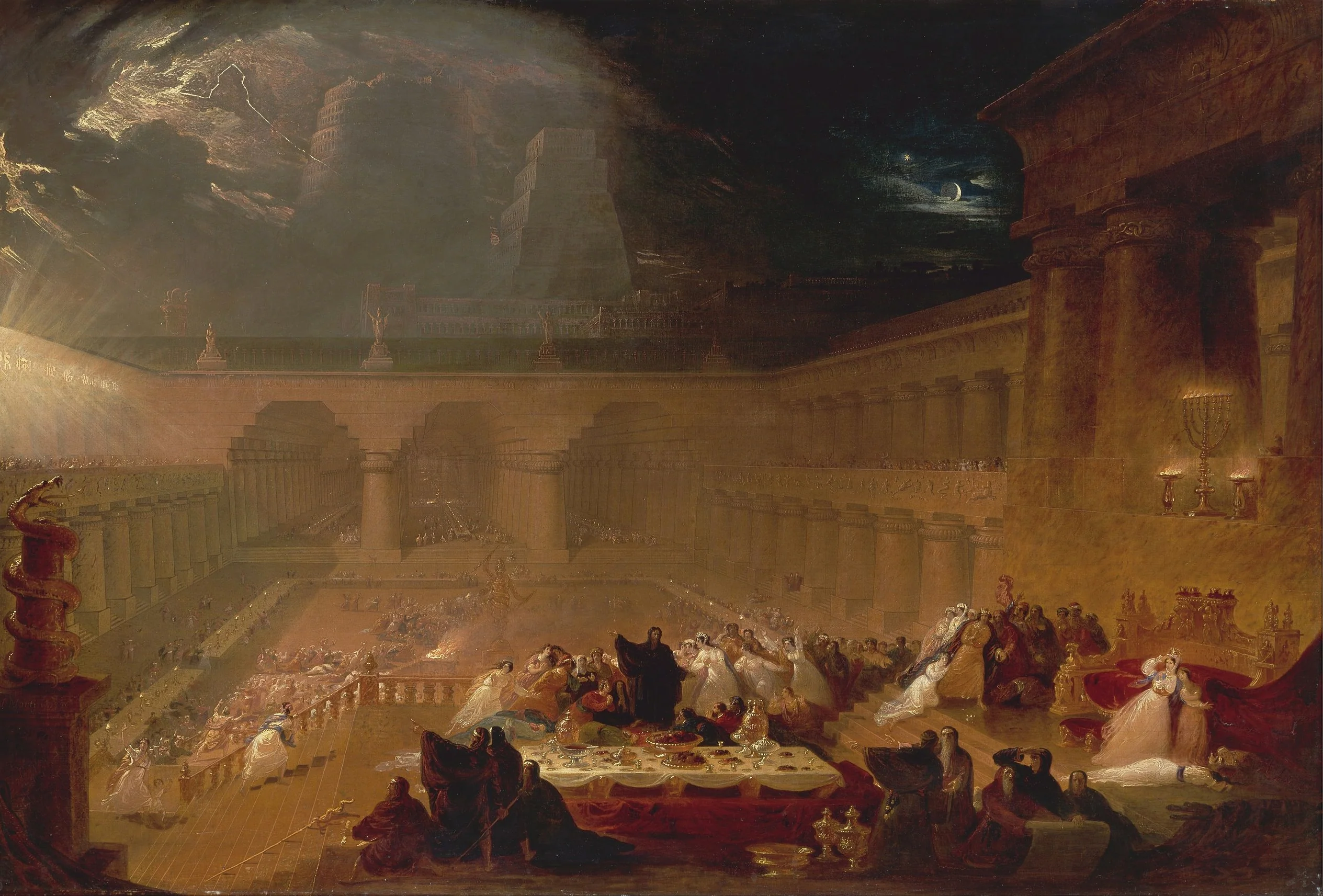 <p><em>Belshazzar’s Feast</em>, John Martin 1820</p>