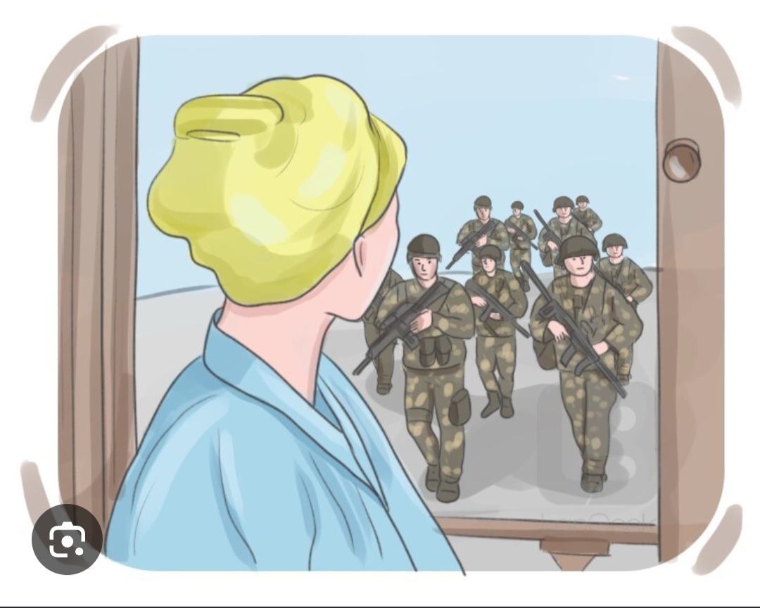 <p>Invasion, to invade, invader </p>