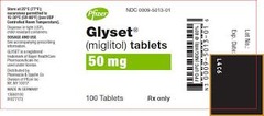 <p>miglitol for diabetes</p><p>25 - 100mg TID with meals</p><p>Scr >2 no use</p>