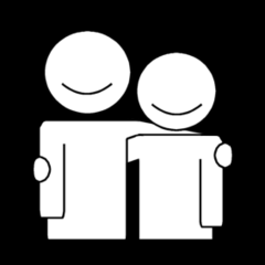 <p>un ami</p>