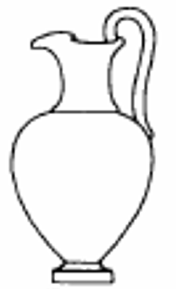 <p>vase shape?</p>