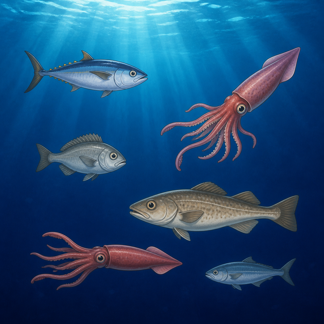 <p>The ocean zone that is home to many consumers but very few producers.</p>