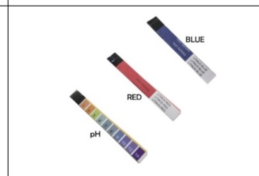 <p>Litmus or pH paper</p>