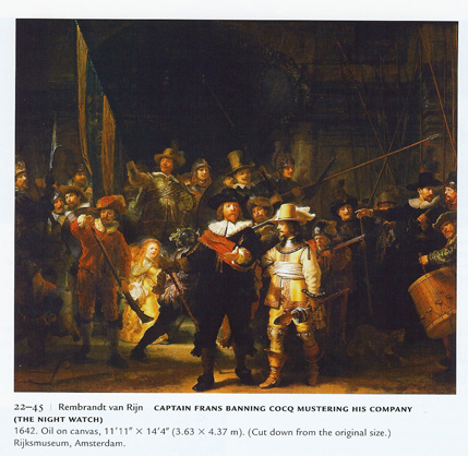 <p>Name of artist, art, and years completed</p>