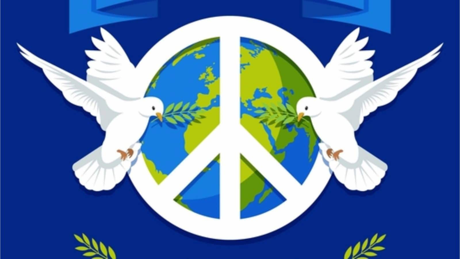 <p>the activity of helping keep peace in places where there is conflict or war</p><p>E.g. UN peacekeeping helps protect people in conflict areas.</p>