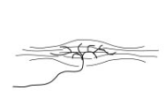 <p>constant stimulation on a larger area (and skin stretch)</p>