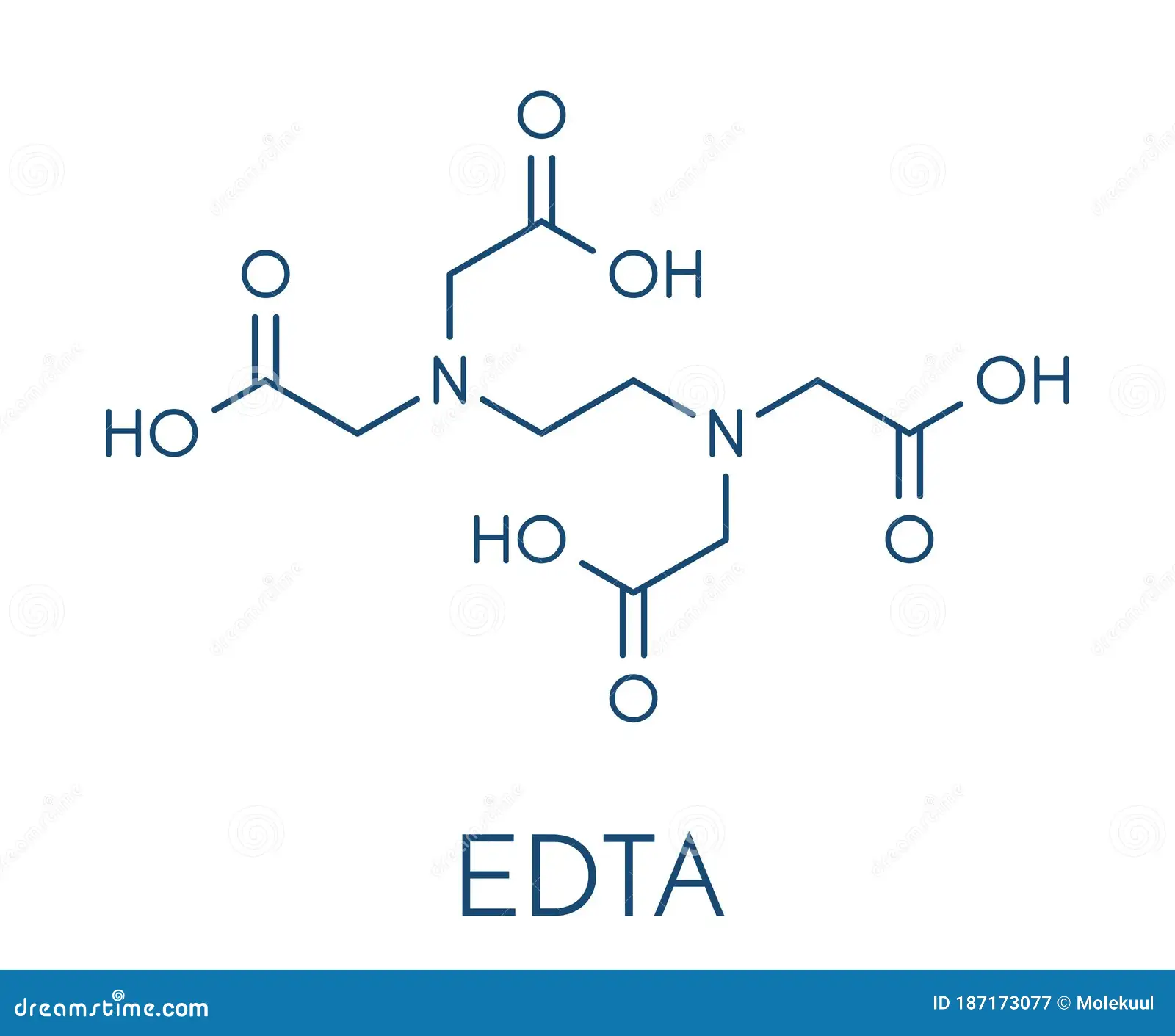 <p>Ethylenediaminetetraacetic acid, C10H16N2O8.<br></p>