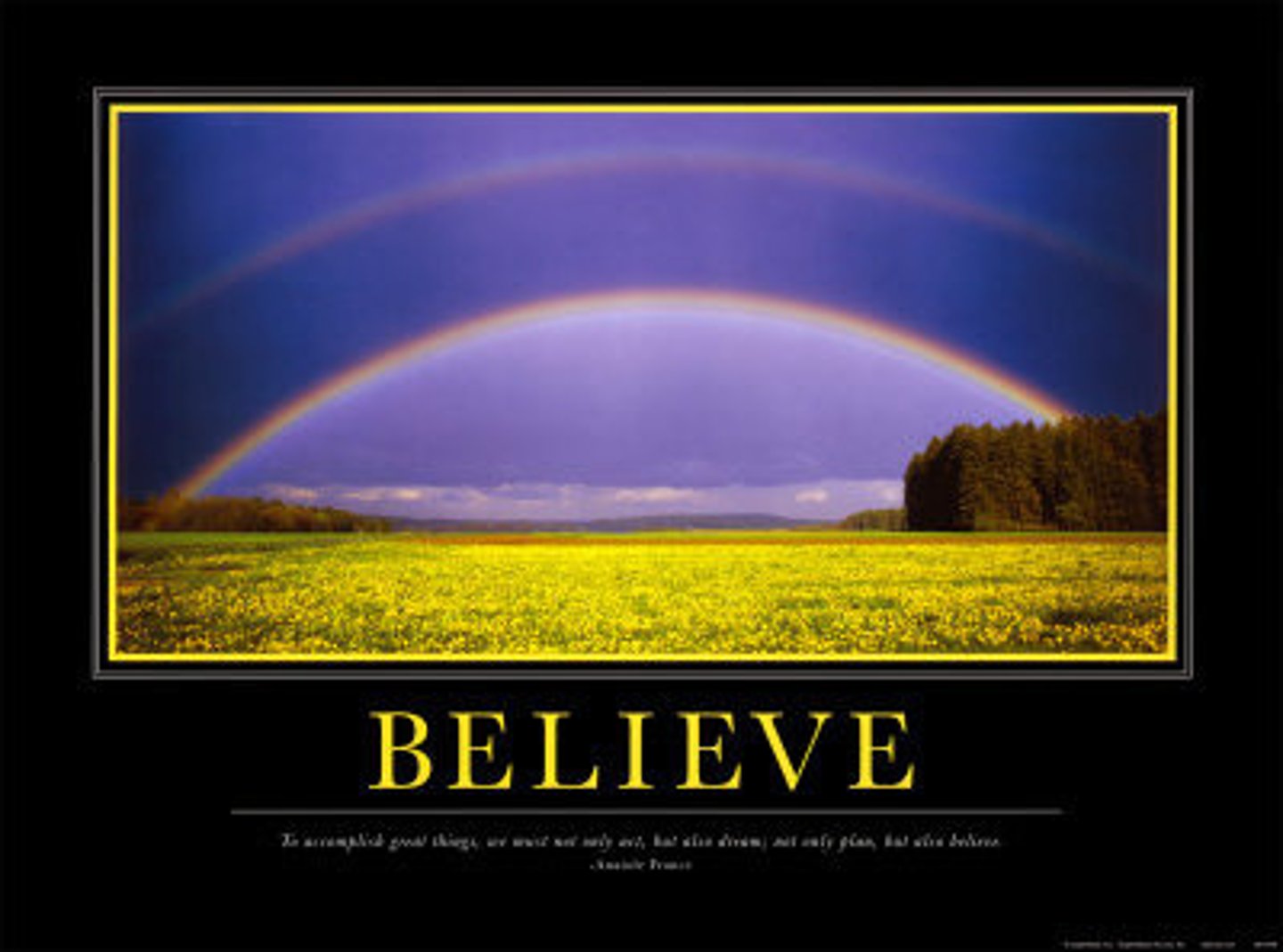 <p>to believe</p>