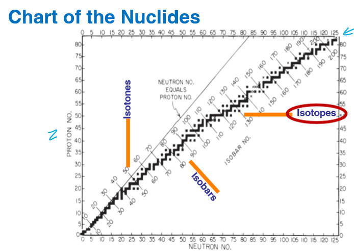<p>Isotopes different number of neutrons</p>