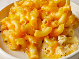 <p>los macarrones con queso</p>