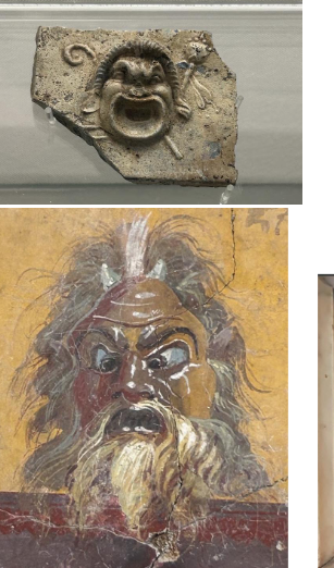 <p>Terracotta and Fresco Theatrical Masks</p>