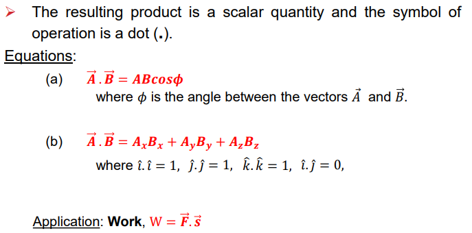<p>Which of the 2 types of Product of Vectors is this?</p>