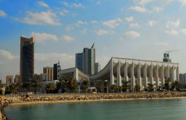 <p>Located in Kuwait City,</p><p>Kuwait</p><p>Designed by Jorn Utzon</p><p>in 1972</p><p>Six entrants competed –</p><p>controversial selection</p><p>of a non-native architect</p>
