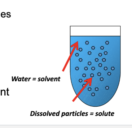 <p>reflects a ratio of the amount of solute to the amount of solvent</p>