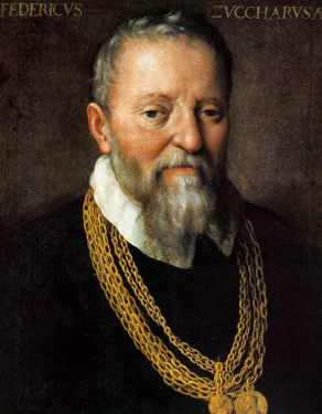 <p>Maakte het portret van Zuccari</p>