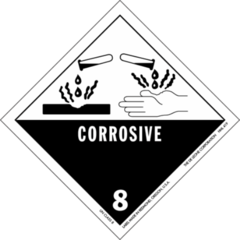 <p>Corrosive substances</p>