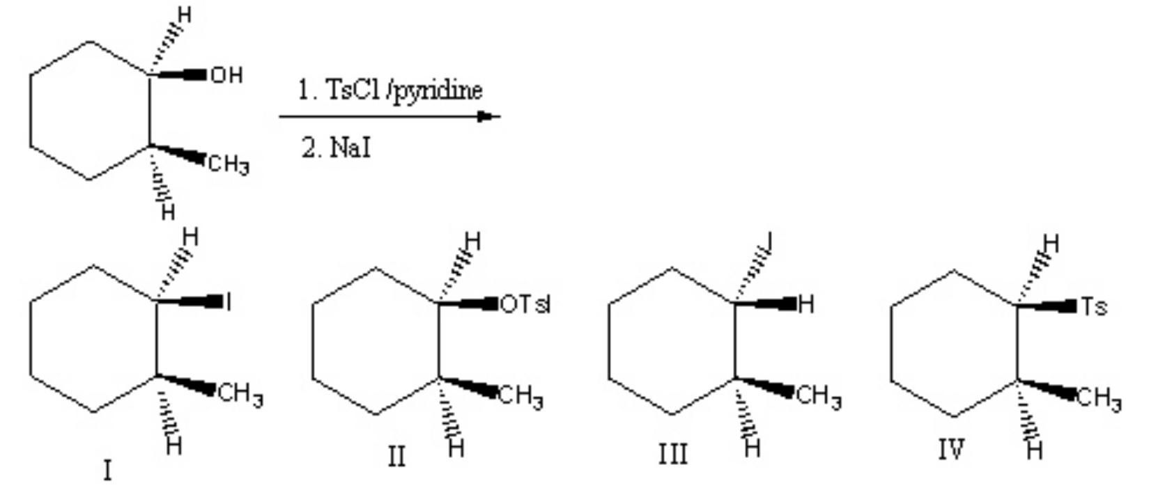 <p>Predict the major product for the following reaction.</p>