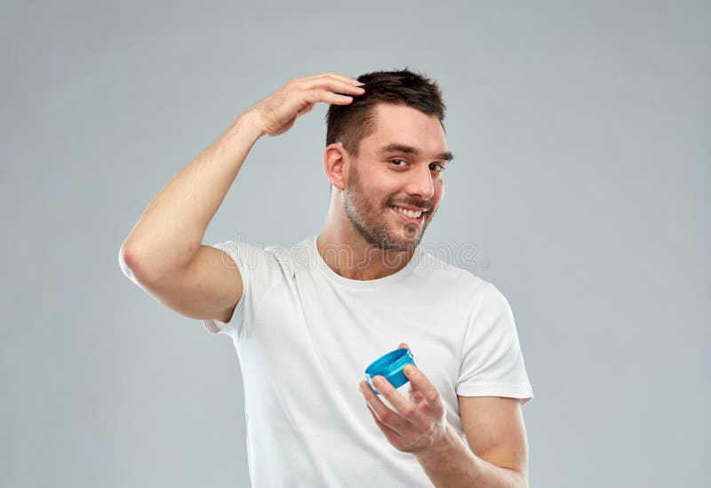 <p>I dry off, i put some wax in my hear</p>