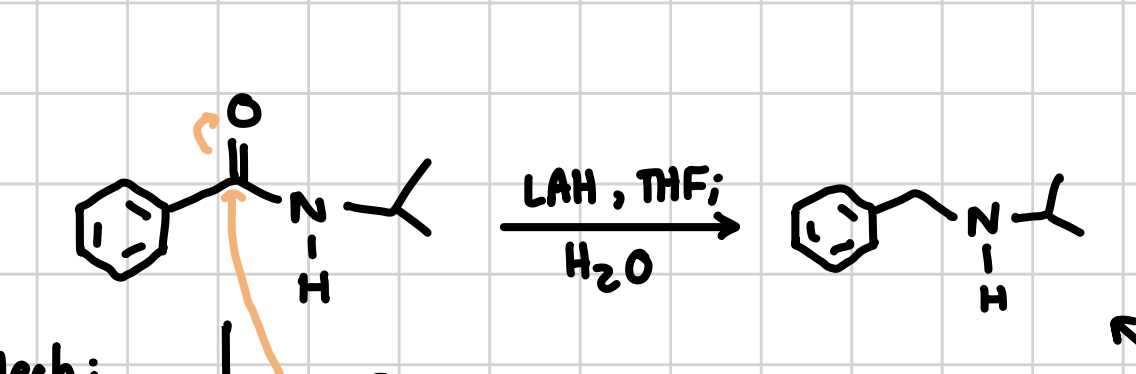 <p>Self-Explanatory</p><p>Reagents: LAH, THF; H2O</p>