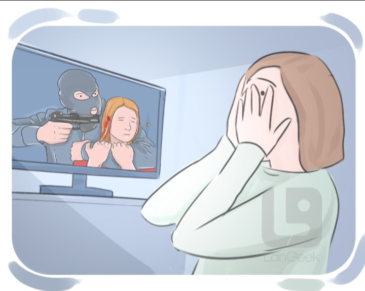 <p>Something that causes you to feel anxious, uneasy, disturbed, or mentally unstable because it feels strange, unpredictable, or unsafe.</p>