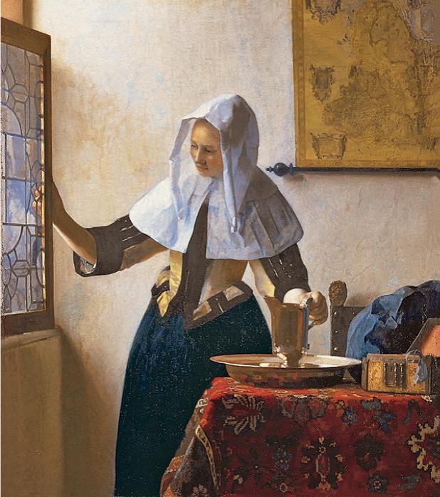 <p>How does this image exemplify Vermeer’s work?</p>