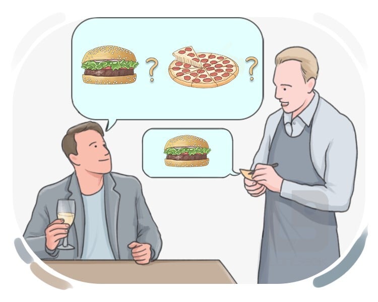 <p>To propose an idea or plan for consideration; an image could show a person pointing at an idea.</p>