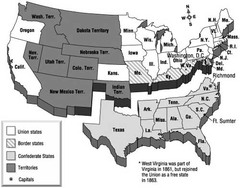 <p>Where were most of the railroads (north or south)?</p>
